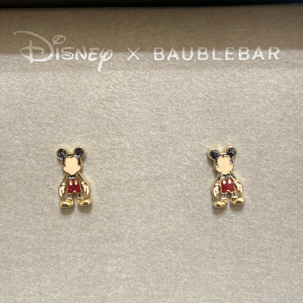NWT Disney x Baublebar Mickey Mouse Earrings